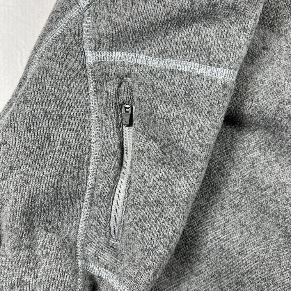 The North Face Pullover Sweater Men's XXL Gray 1/2 Zip Soft Fleece Lined Outdoor - Picture 10 of 11